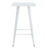 Mesa TOLI EK LIMITED, alta, acero, negra, 60x60 cms