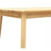 Mesa TRANSALP, madera natural, 75 x 75 cms