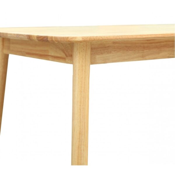Mesa TRANSALP, madera natural, 75 x 75 cms