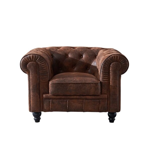 Sillón CHESTER, similpiel vintage
