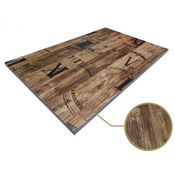Tablero de mesa vintage, 110 x 70 cms dos unidades