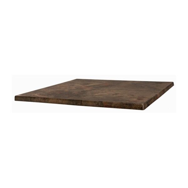 Tablero de mesa MARRÓN ÓXIDO 80 x 80 cms*