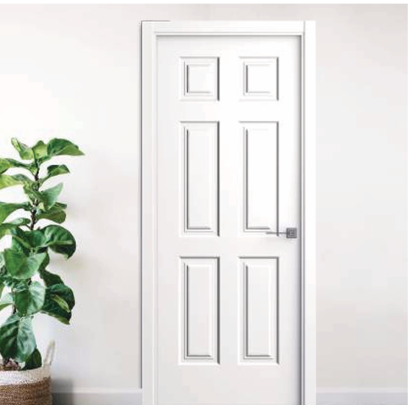 Puerta lacada MOLDURADA 6C