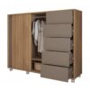 Cómoda ASUS, MDP buriti y fendi, 136 x 45 x 117,5 cms